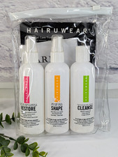 NEW   Hairuwear Essential Travel Kit Hair Products Cleanse Restore Shape 3.4oz