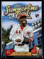2024 Topps Chrome Elly De La Cruz Summertime in the Park Rookie RC #SITP-4 Reds