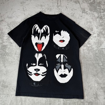 KISS Alive 35 Tour T Shirt 2008 Band Tee Black Graphic Faces Concert SM