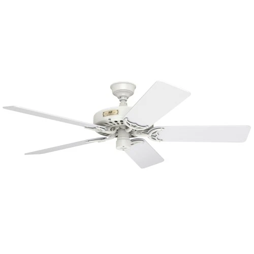 Hunter Fans - Hunter Original 52 Inch Ceiling Fan with Pull Chain-White Finish - Picture 1 of 4