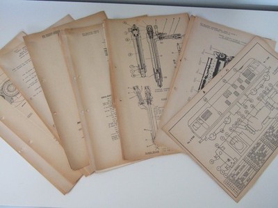 British Rail Modernisation Scheme. Sulzer 6 & 12 LDA 28 Tech Sheets + Pläne