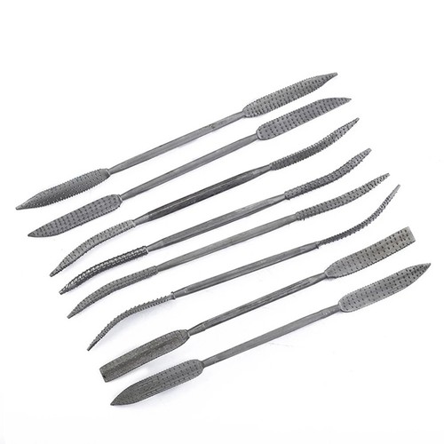 Comfortable Coarse Riffler Files 8pcs High Quality Carbon Steel Curved - Picture 3 of 12