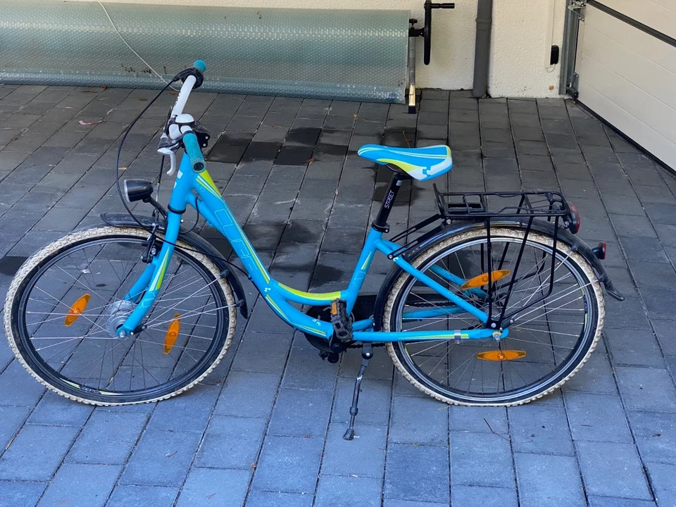 Cube Kid 240 Street *** 24 Zoll *** Kinder Jugend Mädchen Fahrrad *** blue/lime - Bild 2 von 4