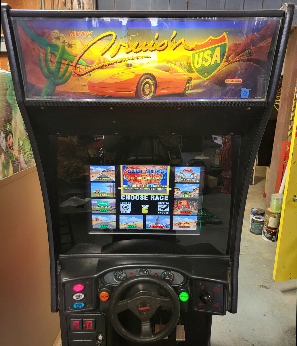 Cruis'n World Sit-Down Arcade Game