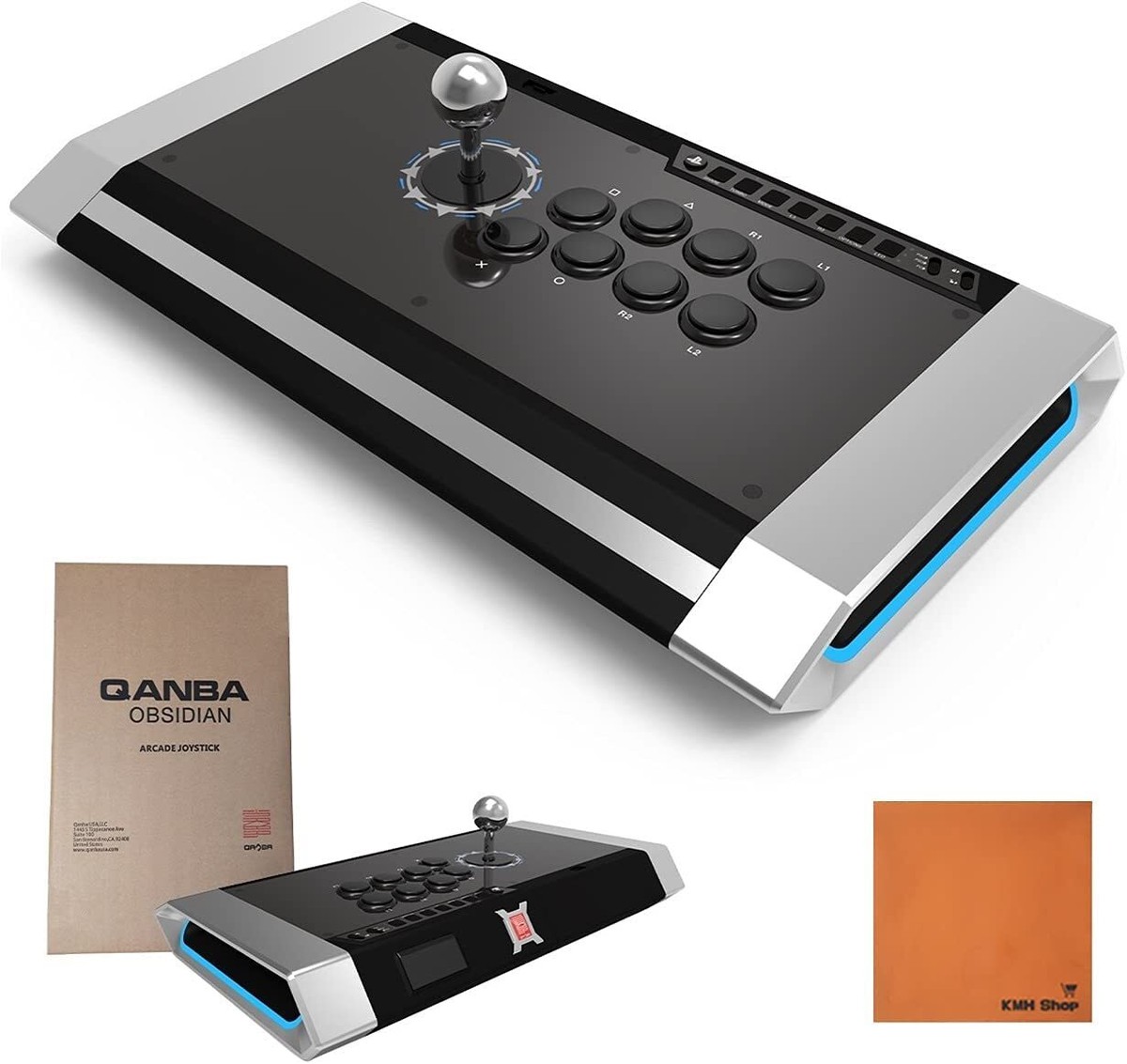 その他 QANBA OBSIDIAN Qanba Arcade Controller Obsidian,Pearl,Drone w/ Cleaning