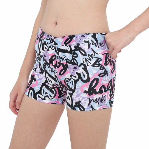 UK Kids Girls Stretchy Booty Shorts Hot Pants Sports Dance Bottoms Swim Trunks - Picture 67 of 133