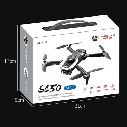 S150 Drone Brushless Motor 4K HD Camera Flow Hover Helicopter Folding Quadcopter - Picture 19 of 23