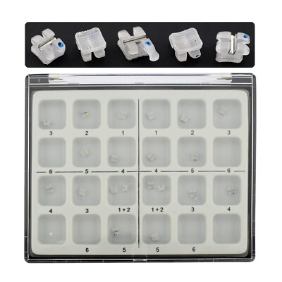 Orthodontic Metal Slot Ceramic Bracket Self Ligating Clarity 3M Damon Clear AO