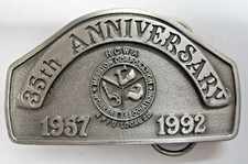 1992 HCWA Union Buckle Hesston Corporation Workers Association, 35th Anniversary