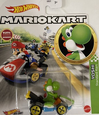 hot weels mariokart TOTY Winner YOSHI Standard kart | eBay