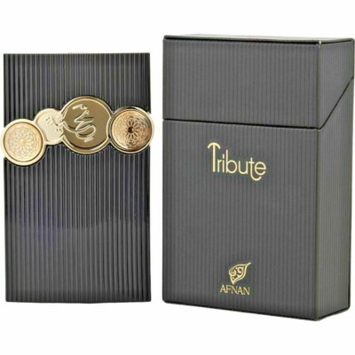 Afnan Tribute Black For Men. 3.4oz.EDP. NIB & IMPORTED