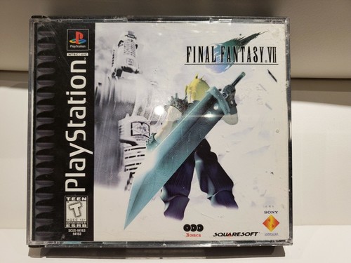 Final Fantasy VII (PlayStation 1, 1997) Complete Black Label