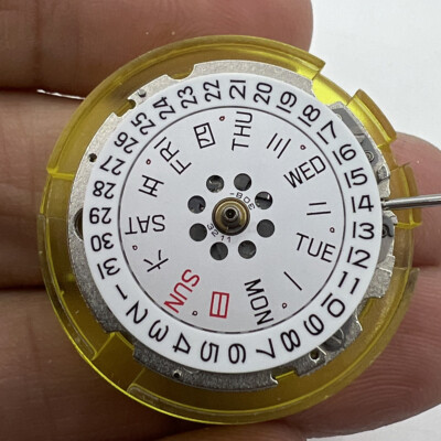 Genuine Silver Miyota Citizen 8200 8215 Day Date Automatic