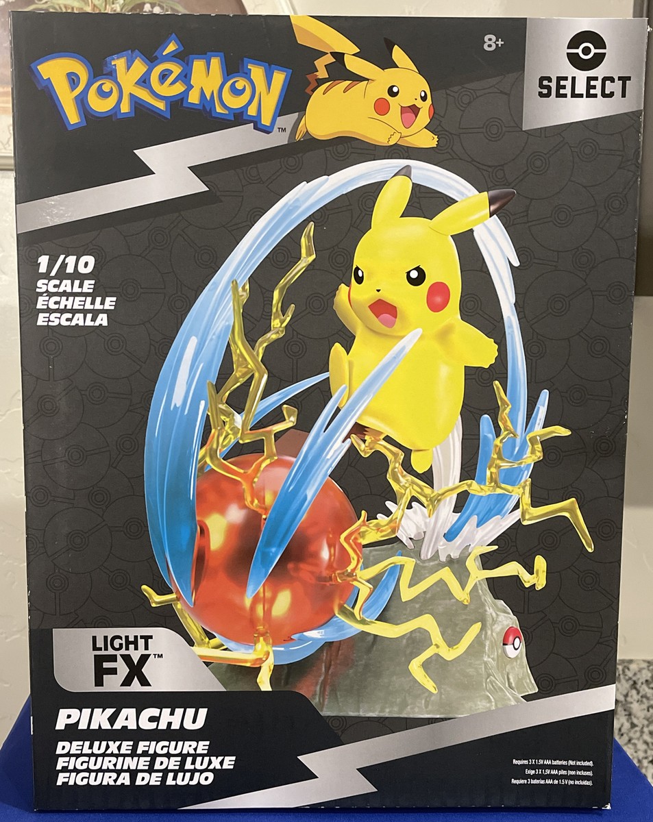 Pokemon Select 1:10 Scale LIGHT FX PIKACHU Deluxe Figure