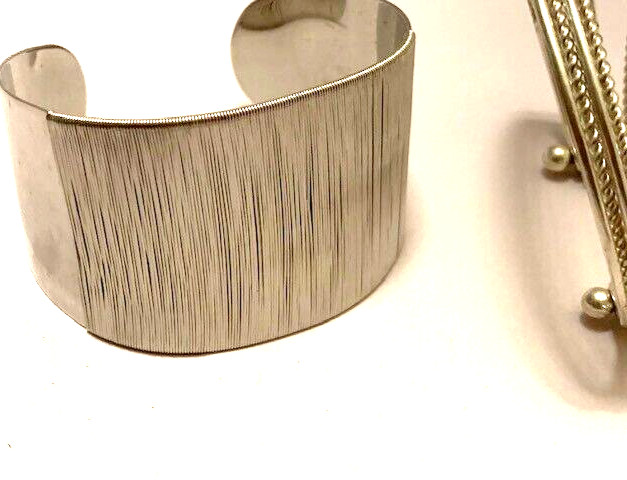 Cuff Bracelet Stack Boho Western Bangle Set 2 Rod… - image 13