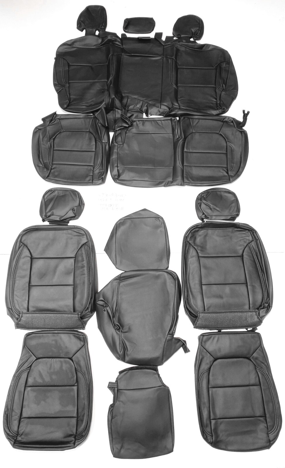 ROADWIRE Leather Seat Covers 2019 2020 2021 Chevrolet Silverado Double Cab Black eBay