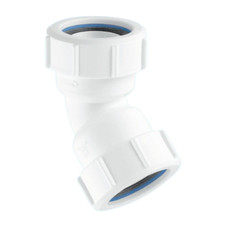 1.1/4" inch McAlpine 135 Degree (45) Multifit Waste Pipe Elbow Bend - MS20