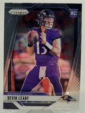 2024 PANINI PRIZM DEVIN LEARY ROOKIE FOOTBALL CARD BALTIMORE RAVENS NFL 327 rc