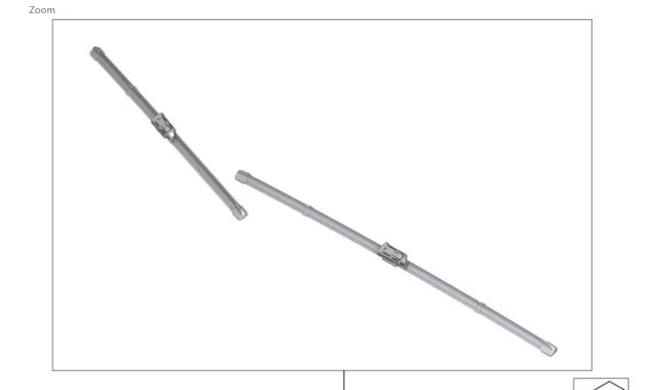 PAR ORIGINAL LIMPIAPARABRISAS DELANTERO PARA TOYOTA SUPRA 2020-2023 / GR SUPRA Foto 3 de 4