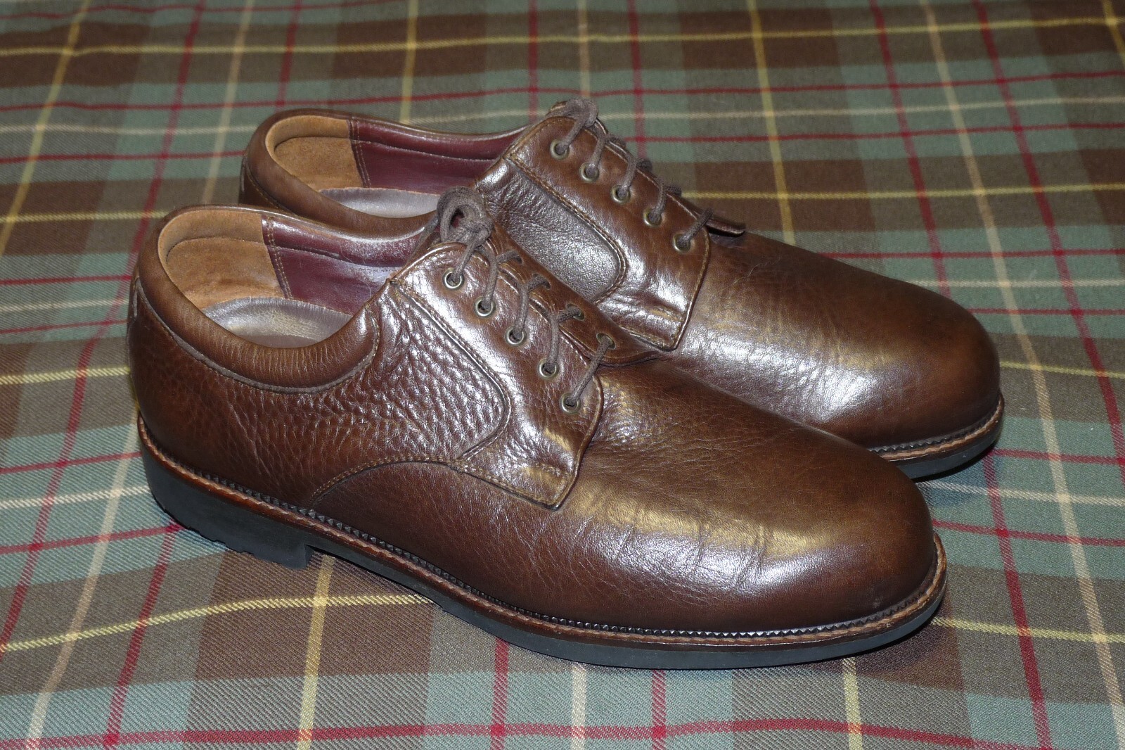 SAOLA Oxford casual Neil M Java marrone 'Wynne' quasi nuovo 402022 uomo taglia 10 5 3E US