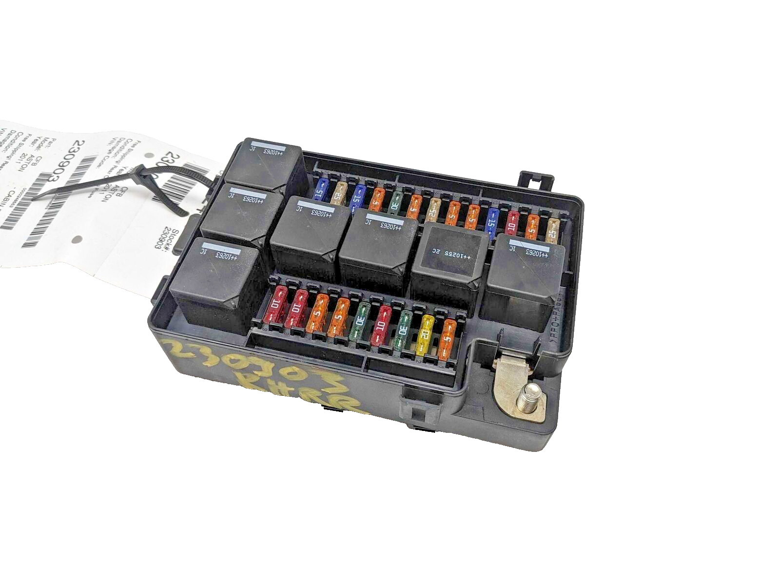 Rear Cabin Trunk Fuse Relay Box Panel AD43-14A073-AB Aston Martin Rapide 2011
