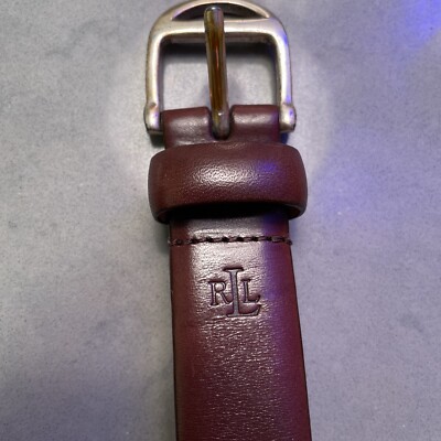 Lauren Ralph Lauren Brown Leather Belt Size L Leather belt Lauren Ralph Lauren Brown size L International  main image 4