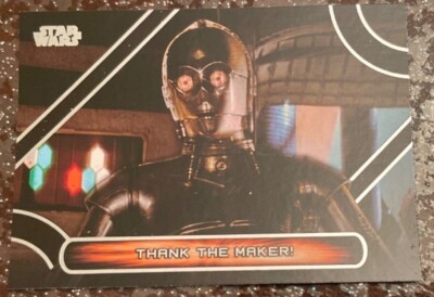 2017 Topps Star Wars Galactic Files Memorable Quotes - You Pick Finish Your Set