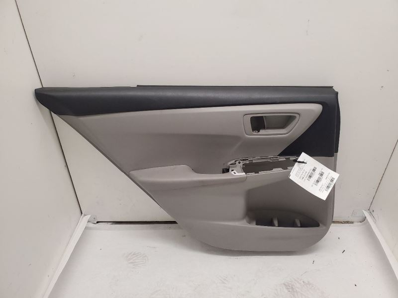 Toyota Camry, Rear Left Door Trim Panel PW PL, 16-17, Gray, FC10