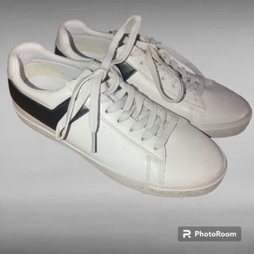 Vintage Pony White Sneakers Court Shoes Women's Size 8 - 第 1/7 張圖片