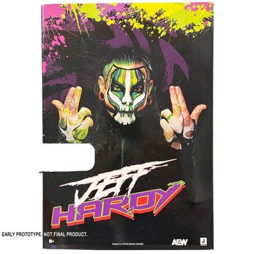 (Black Light Edition) Jeff Hardy - AEW Unrivaled Exclusive Glow In The Dark - Picture 3 of 5