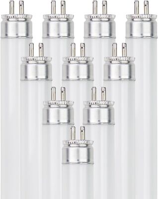 10Pack Fluorescent Light Bulbs, Under Cabinet Lights, 13W, 4100K, 850LM, G5