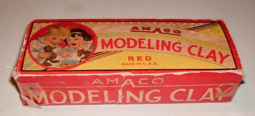 Vintage 1920s NOS - AMACO Modeling Clay - American Art Clay Co. - Picture 3 of 5