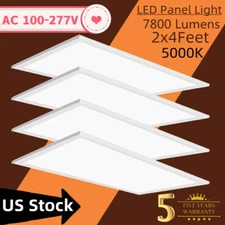 2-20Pack,LED Panel Light,2x4FT,5000k Drop Ceiling Flat Panel,0-10V Dimmable