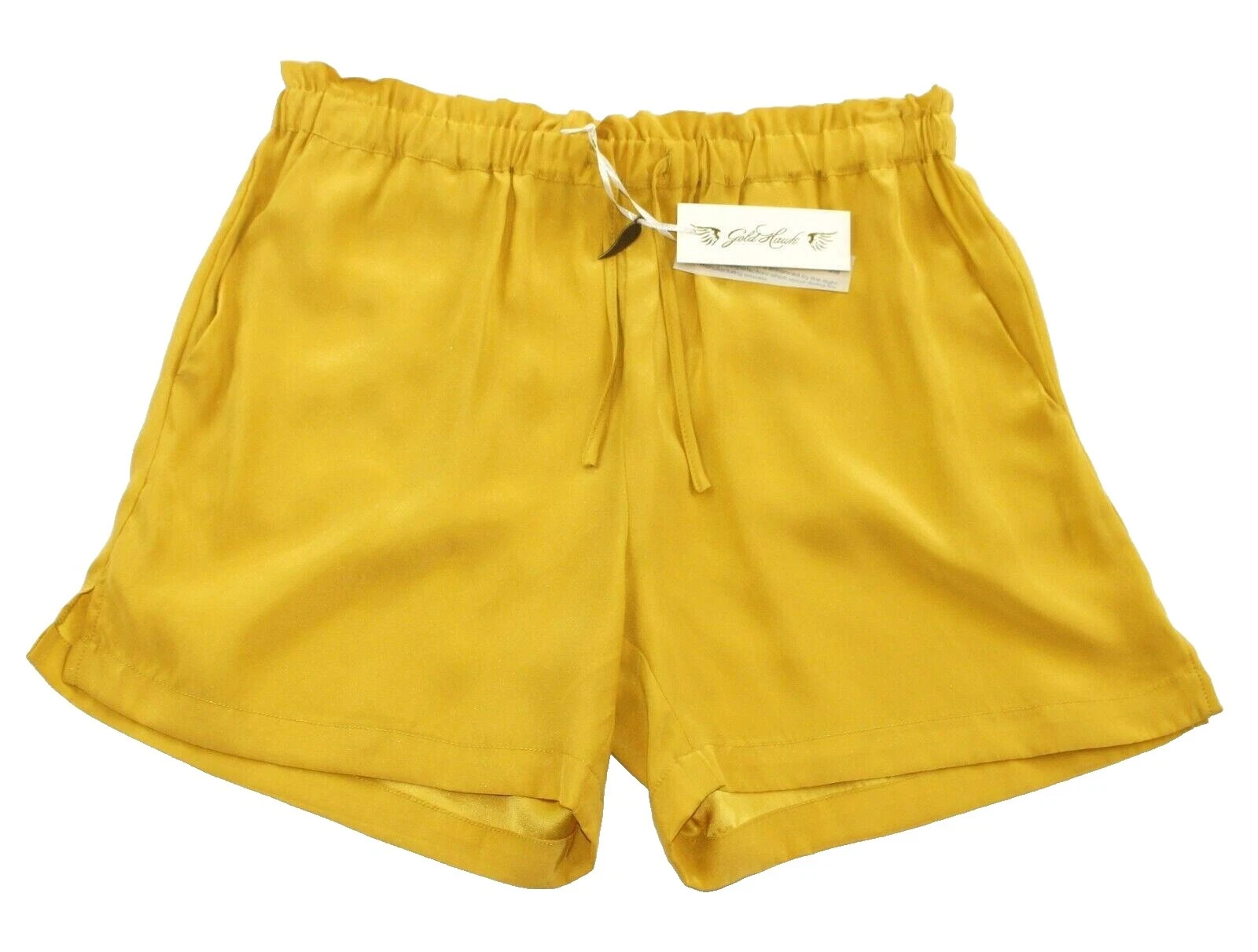 Pantalones Cortos De Seda 100% sólido para De mujer