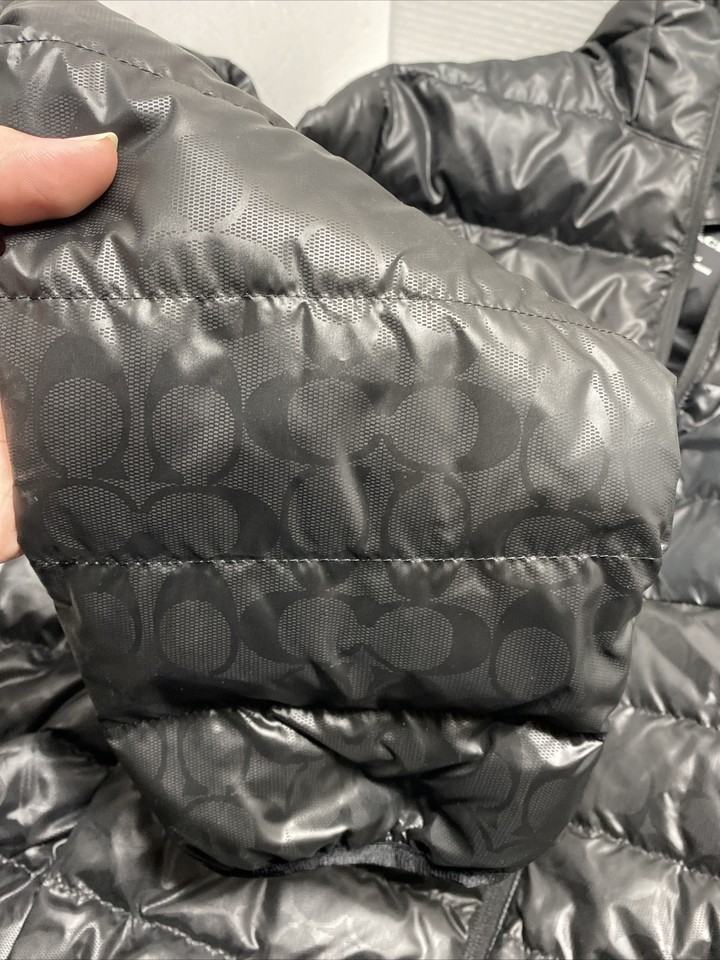 Coach Men's Black Drag Packable Down Jacket (C5189) NWT Large eBay