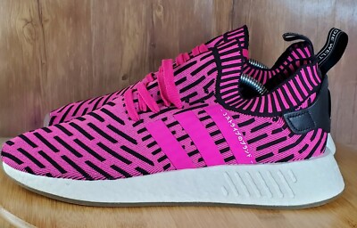 Adidas NMD R2 PK Shoes Shock Pink Core Black Mens Size 10 US