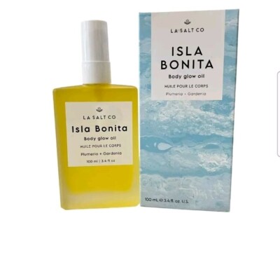 La Salt Co Isla Bonita Body Glow Oil Plumeria + Gardenia 3.4 fl oz
