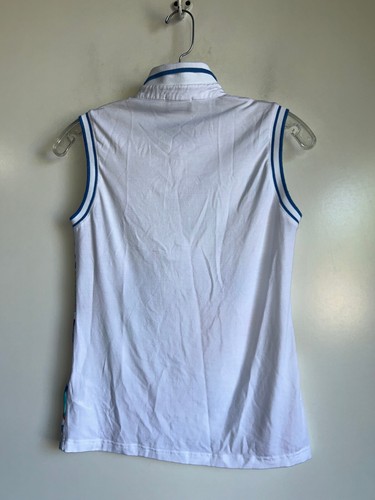 GOLFINO Butterfly Sleeveless Performance Golf Polo Size 6 - Picture 4 of 11