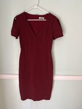 Bailey 44 cold shoulder midi short sleeve dress Red Bodycon Festival