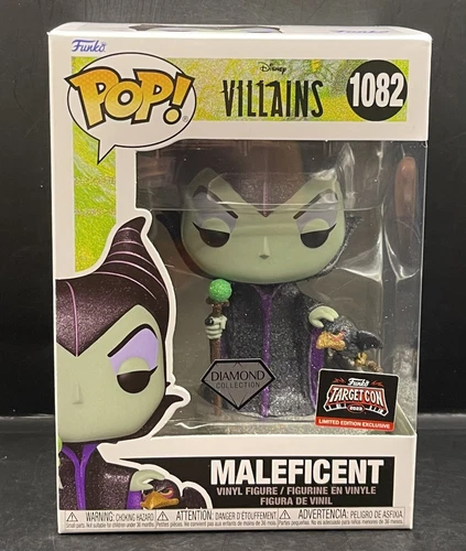 Funko Pop! Disney Villains Maleficent Diamond TargetCon 2023 Exclusive #1082