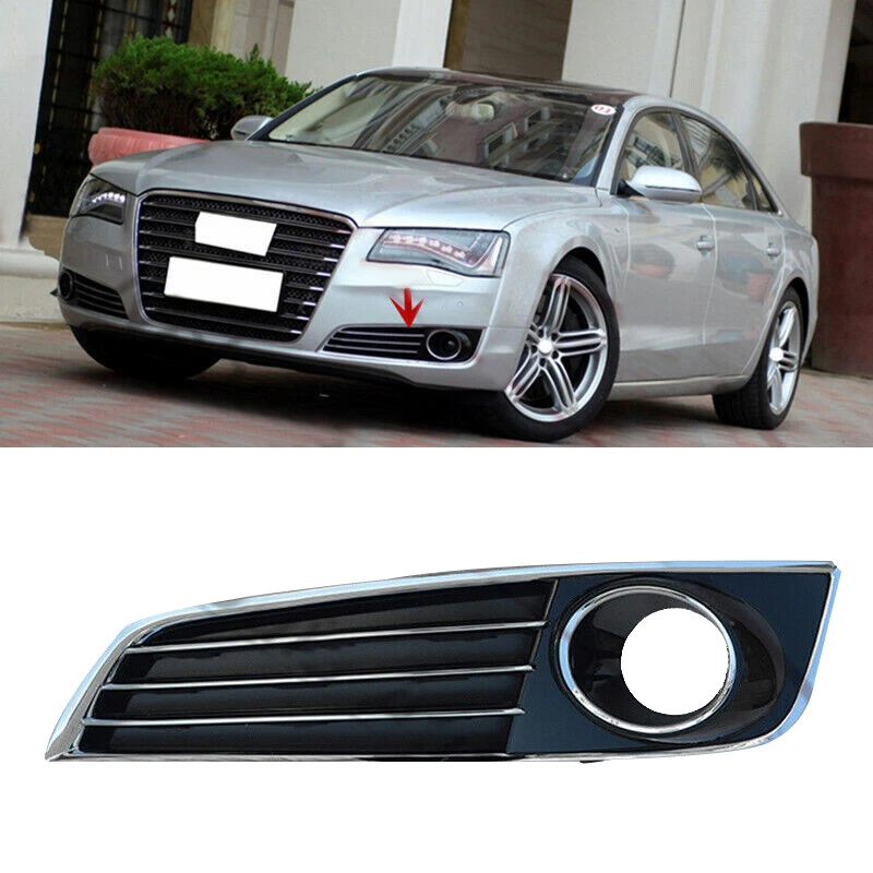 Левосторонняя передняя противотуманная фара решетка крышка ободок отверстие ACC для Audi A8 D4 2011-2014 - Изображение 2 из 4