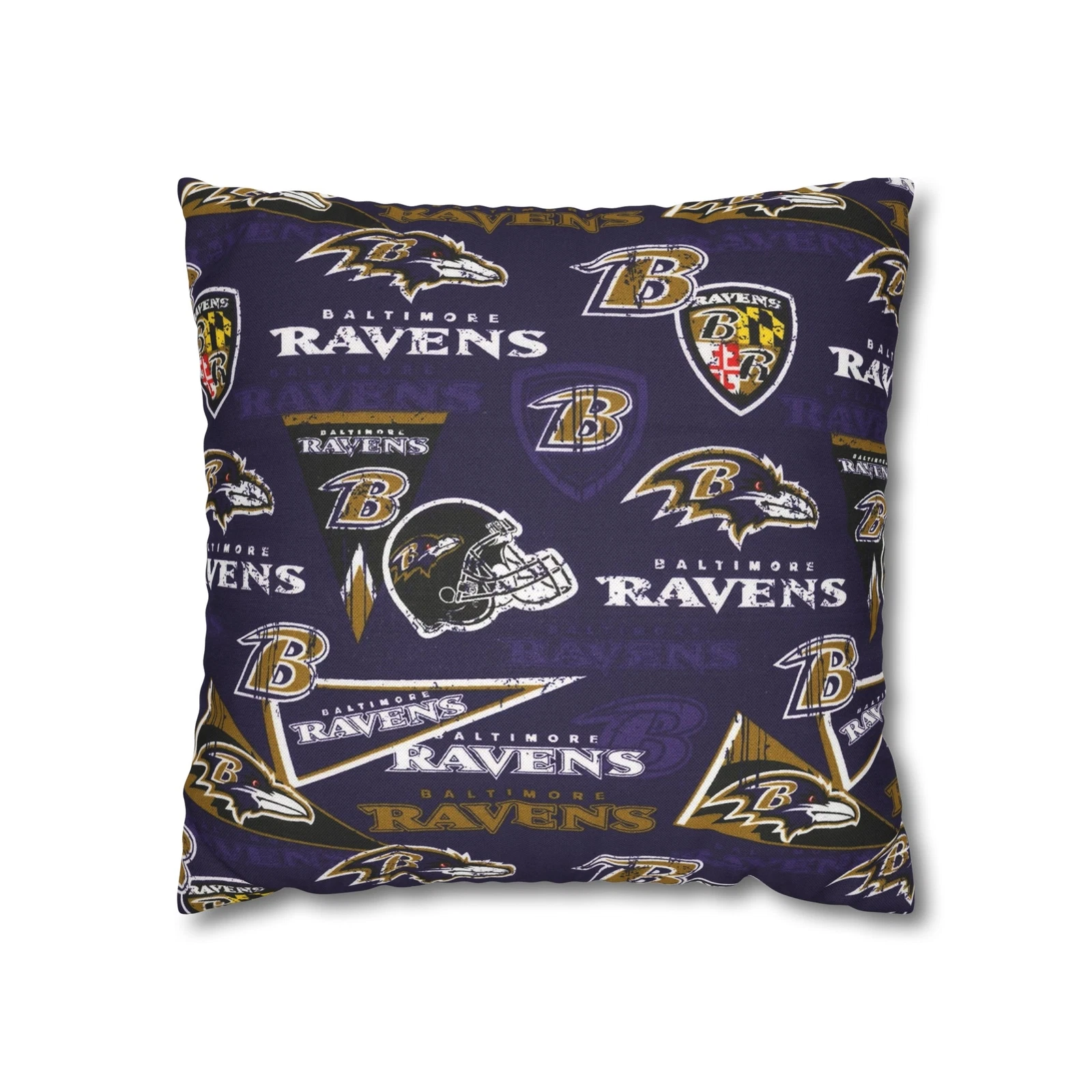 Baltimore Ravens Spun Square Pillowcase
