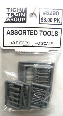 Tichy Group #8290 Assortment of Hand Tools HO Scale  49 pcs.