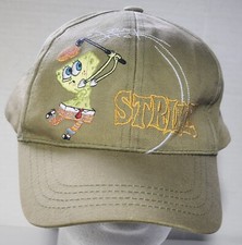 Nickelodeon Spongebob Squarepants Olive Green Boys Hat Strike 2003
