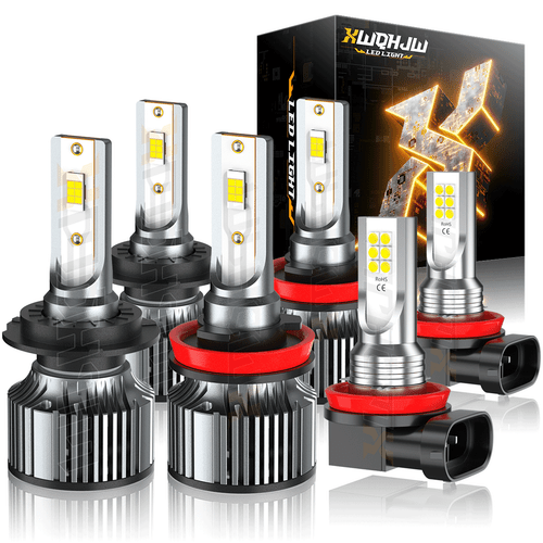 For Mazda MX-5 Miata 2006-2014 LED Headlights High /Low Beam+Fog Light Bulbs Kit - Bild 1 von 12