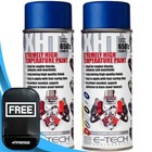 Brake Caliper High Temperature Engine Block Spray Paint XHT 2x Blue 400ml. +M