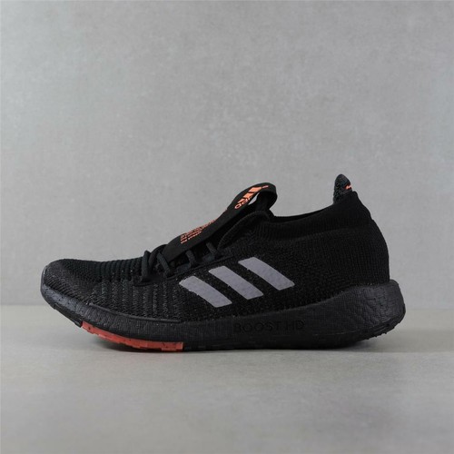 Mens adidas Pulseboost HD Black/Grey3/Signal Coral Trainers (TF2) RRP &pound;109.99