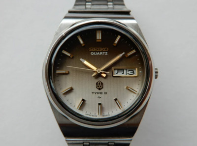 Seiko 4623-8030 TYPE2 Quartz 1970s Brown Gradient Dial Day Date 36.8mm Men's wat