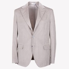 Boglioli Gray-Beige Soft Brushed Corduroy Cotton Sport Coat 40R Eu 50 NWT