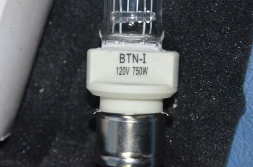 BTN BTN-1 Foto Projektion Glühbirne Lampe Projektor 120V 750W Vintage NOS Halogen - Bild 2 von 5